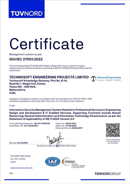 ISO/IEC 27001:2022 ISO/IEC 27001:2022